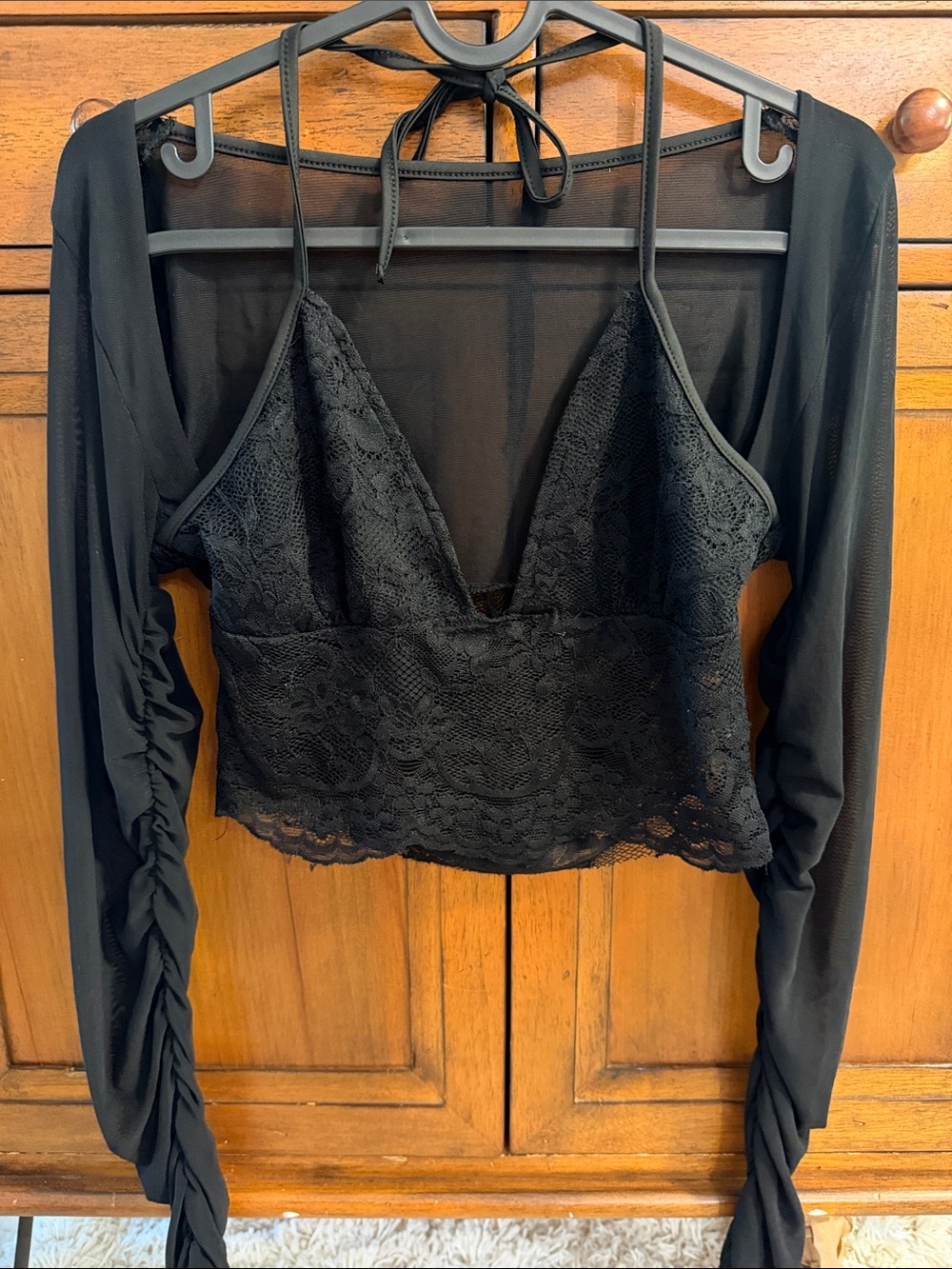 Black Lace Top